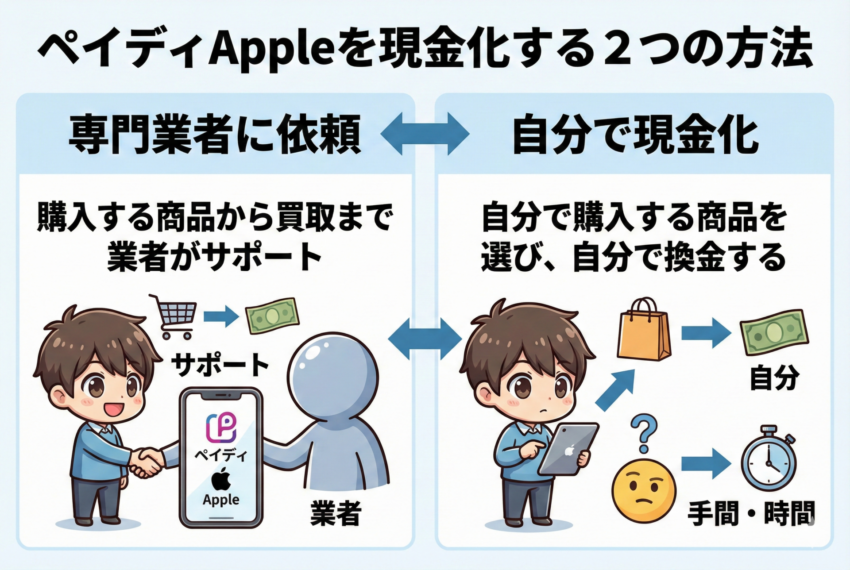 ペイディApple現金化2つの方法