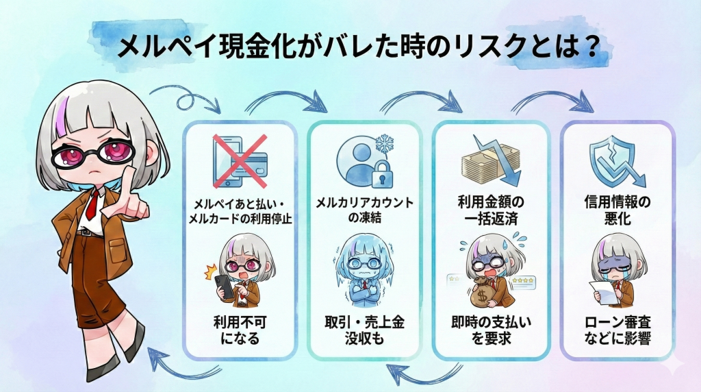 メルペイ現金化のリスク