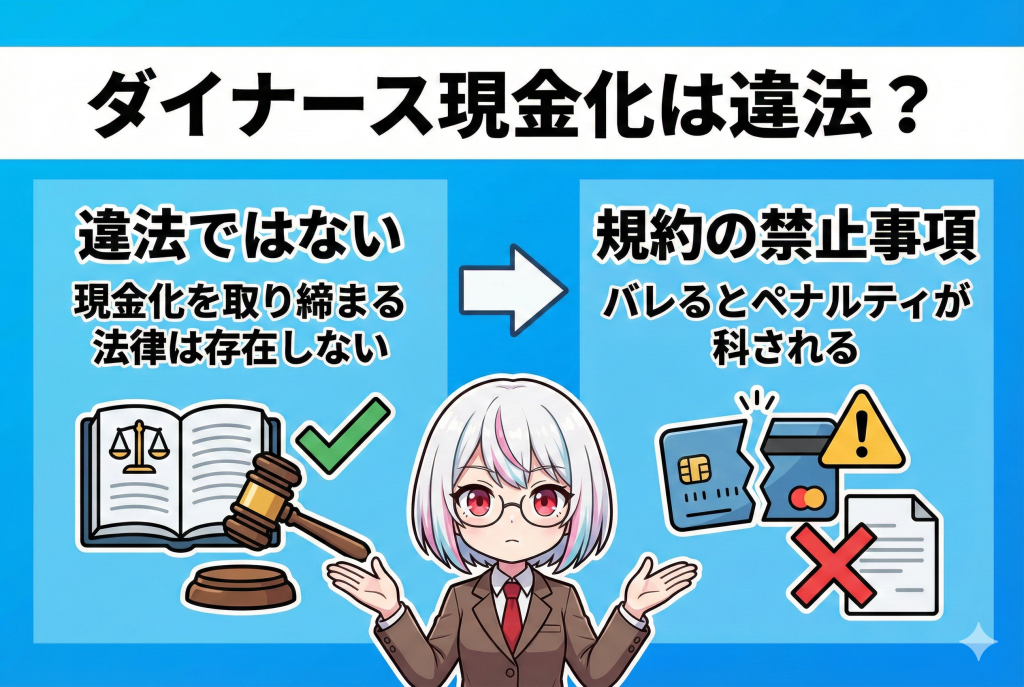 GG_ダイナースより現金化は違法?