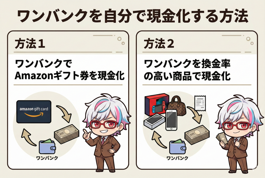 GG_ワンバンクを自分で現金化