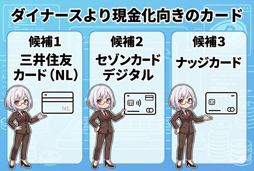 GG_ダイナースより現金化向きカード