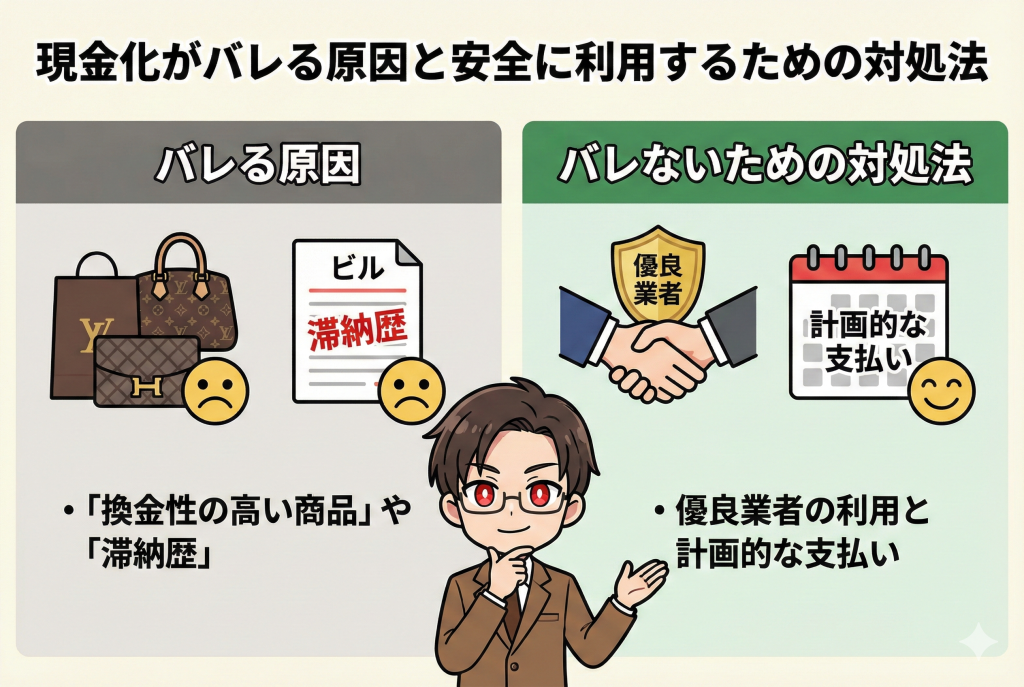 GG_d払い現金化バレる原因と安全に利用するための対処法