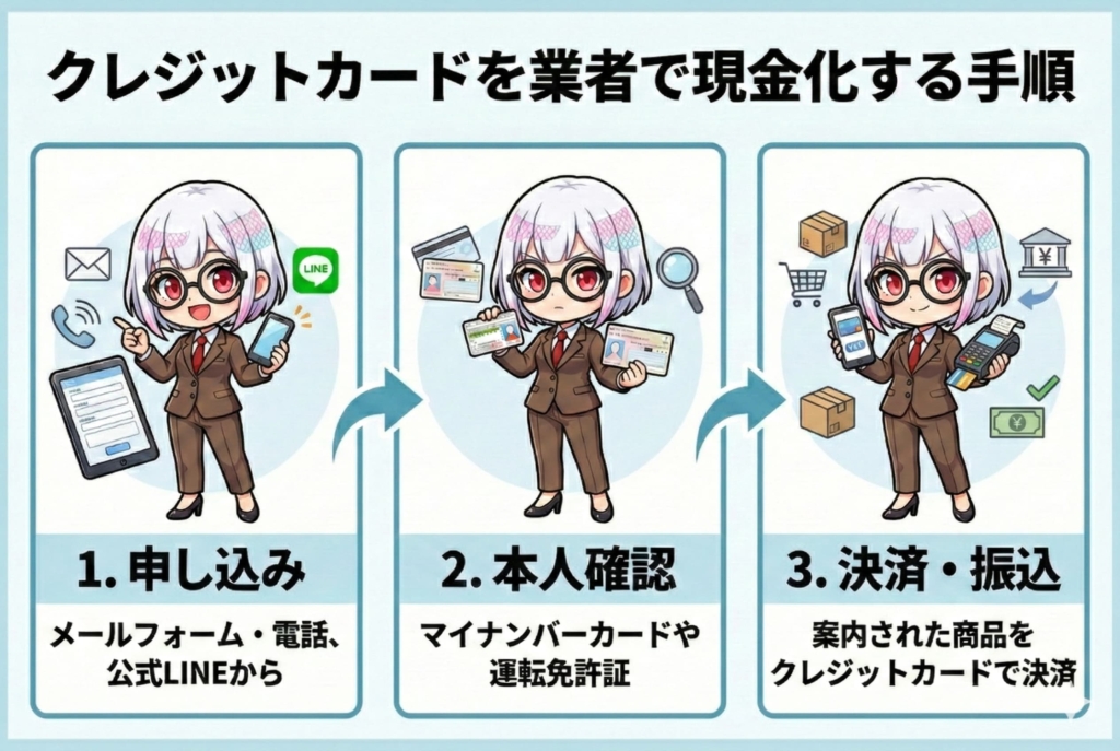 GG_クレジットカードを業者で現金化する手順