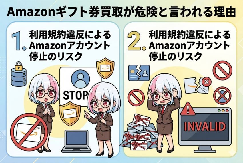 Amazonギフト券現金化危険な理由