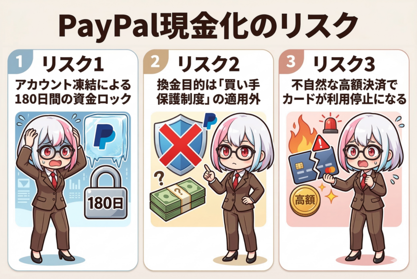 paypal現金化リスク