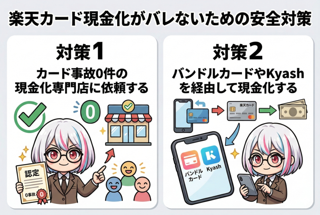 GG_現金化がバレないための対策