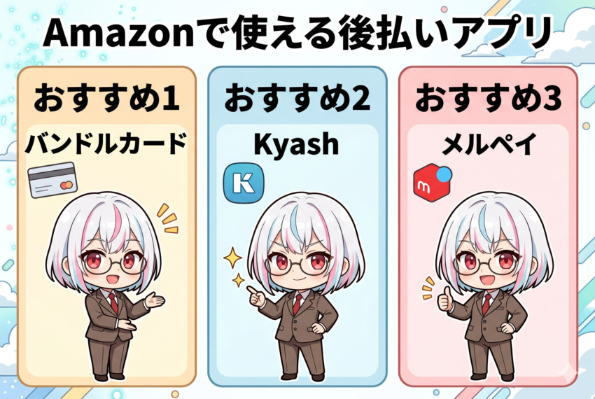 NP後払いの代わりにAmazonで使える後払いアプリ