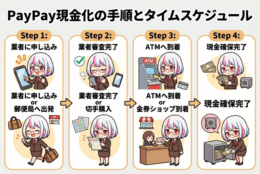 PayPay現金化の手順