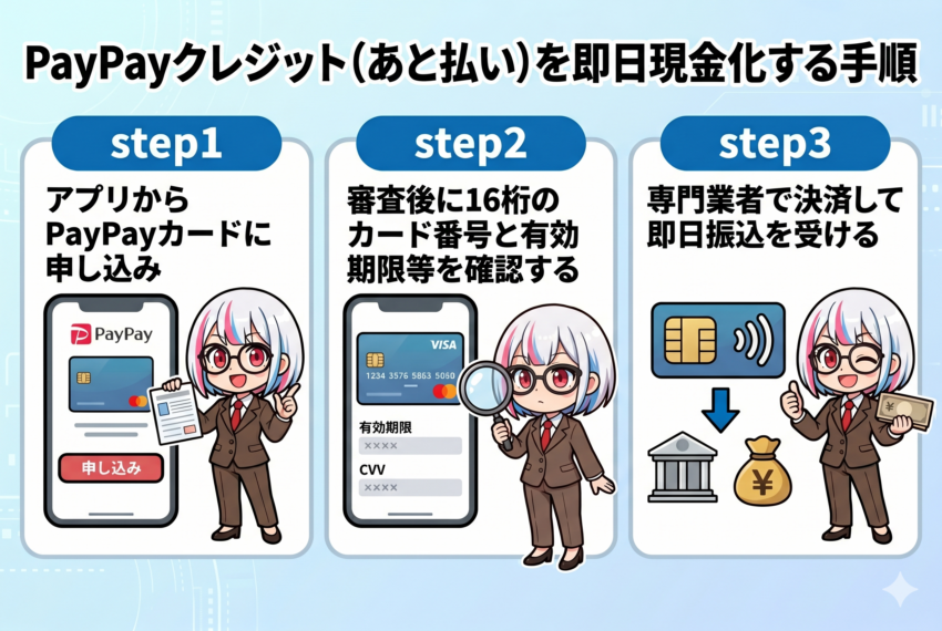 PayPay 自分で現金化