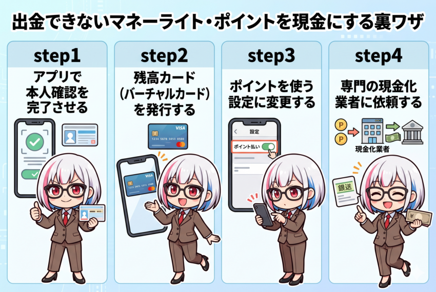 PayPayマネーライト・ポイントの現金化