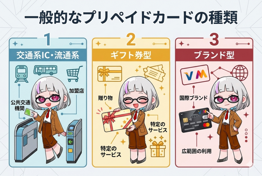 プリペイドカード現金化 カードの種類