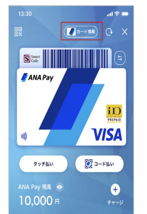 ANA Payバーチャルカード
