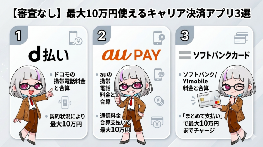 キャリア決済アプリ