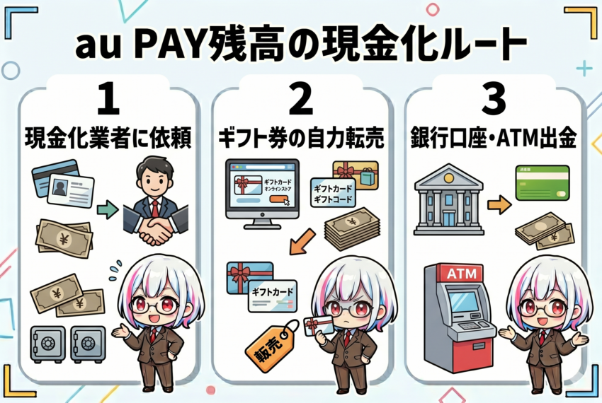 au PAY現金化ルート