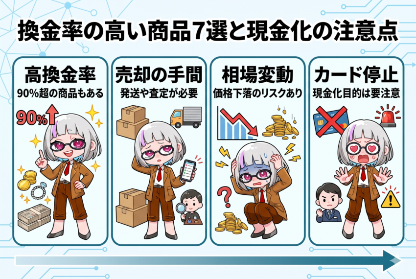 換金率の高い商品7選