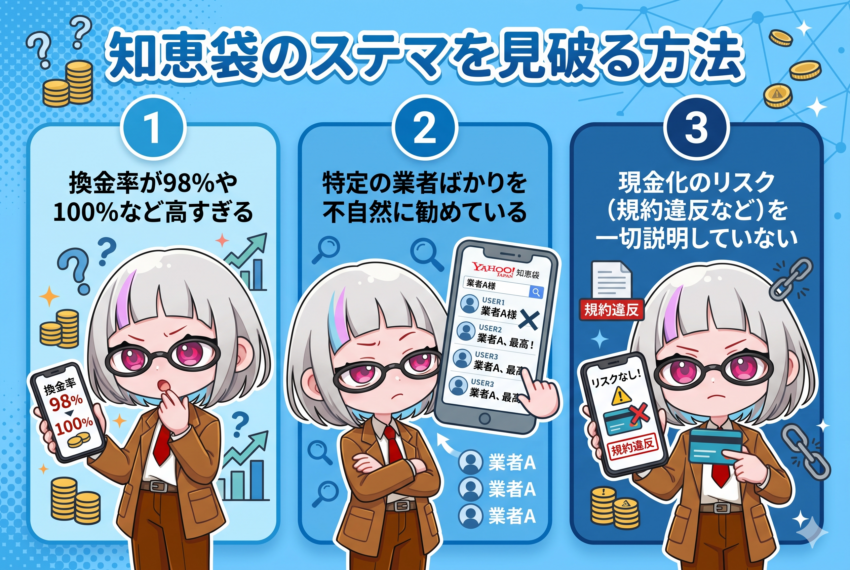 知恵袋のステマを見破る方法