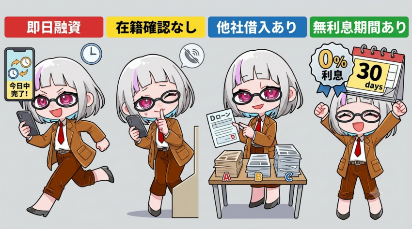 ニーズ別のおすすめ消費者金融