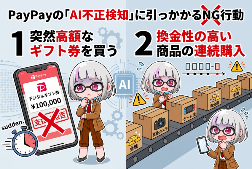 PayPayの「AI不正検知」に引っかかるNG行動