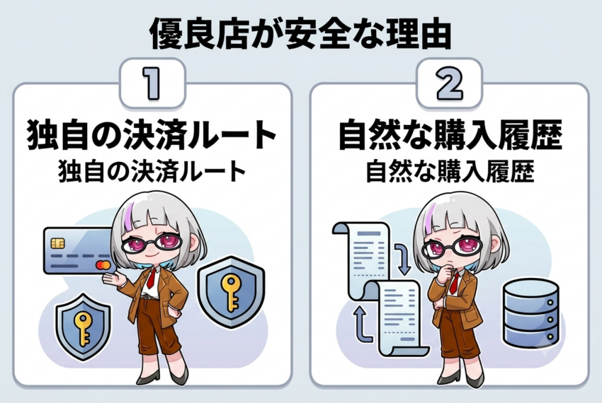 優良店が安全な理由