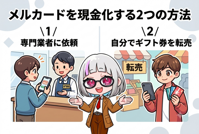 メルカードを現金化する方法