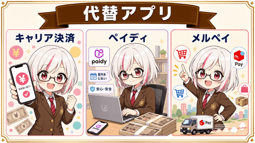 BANKITの代わりになる即日使える代替アプリ比較